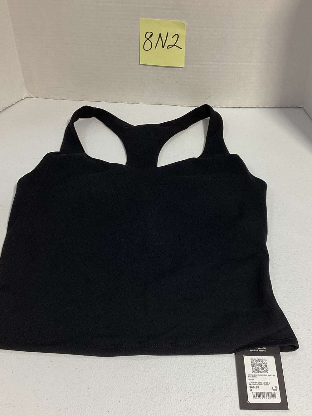 Fabletics Black Racerback Sports Bra Tank